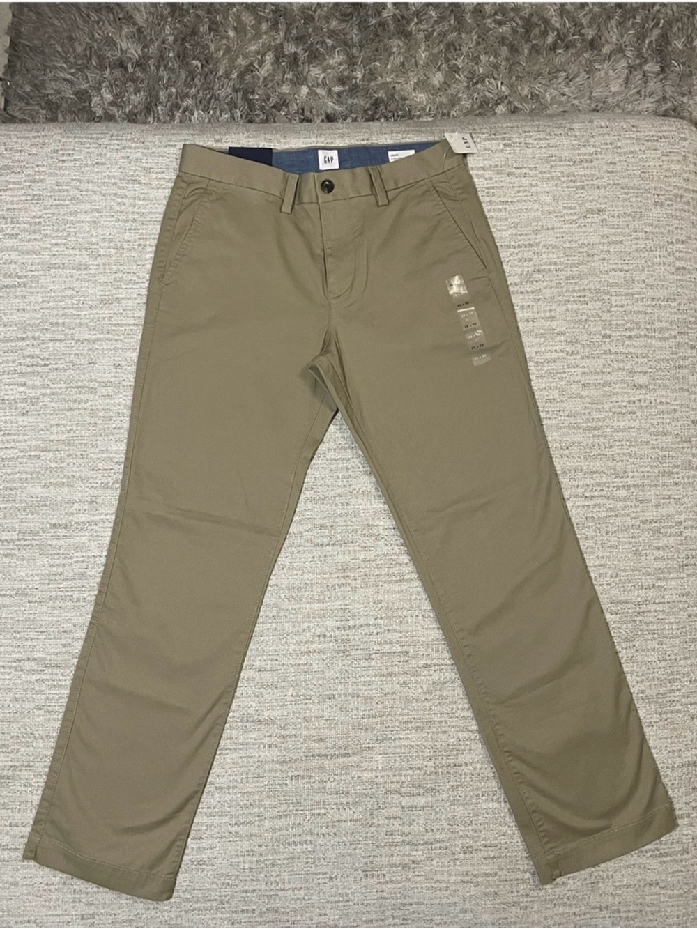 Gap Men’s Straight Leg Khaki Pants 29x30 GapFlex NWT Tan Chinos